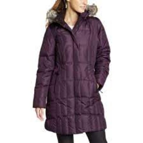 Eddie Bauer Loge Down Parka Women Size S - Picture 1 of 10